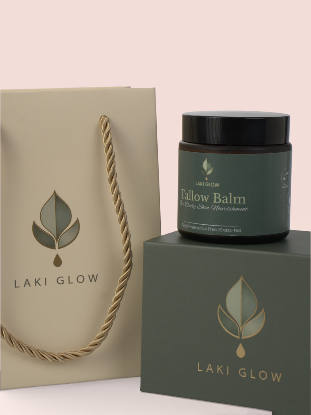 LAKI Glow Tallow Balm – 14 Days Skin Repair Balm (100g)